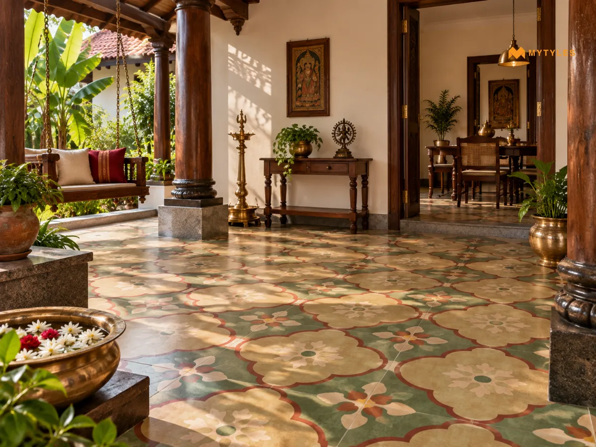 Athangudi Tiles from Tamil Nadu